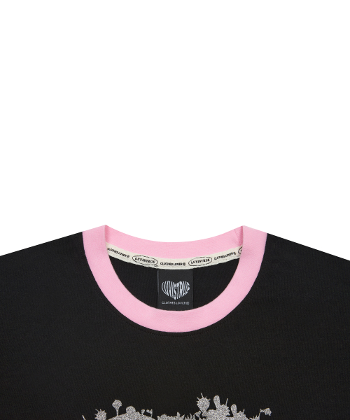 SM HOW DEEP HEART TANG TEE(BLACK)