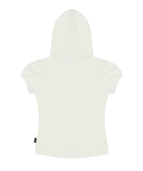 SM POCKET HOOD TEE(WHITE)