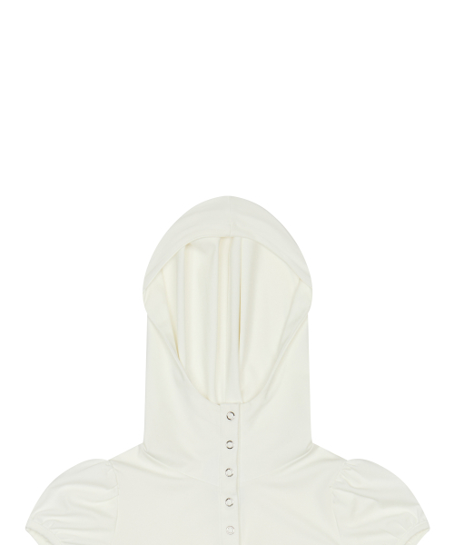 SM POCKET HOOD TEE(WHITE)