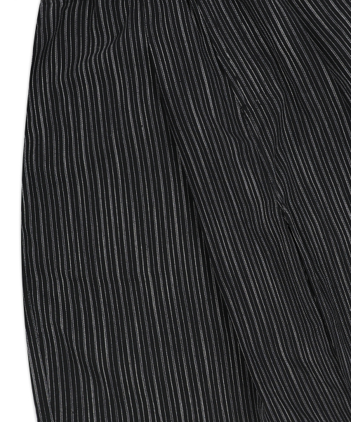 GP139 스트라이프 린넨 이지 팬츠 (BLACK)