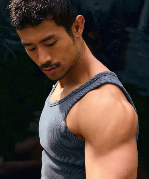 Piercing sleeveless - Washed grey
