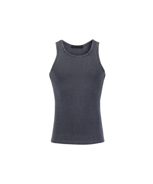 Piercing sleeveless - Washed grey