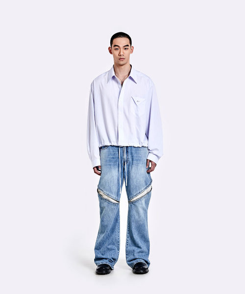 Devils denim pants - Light Blue