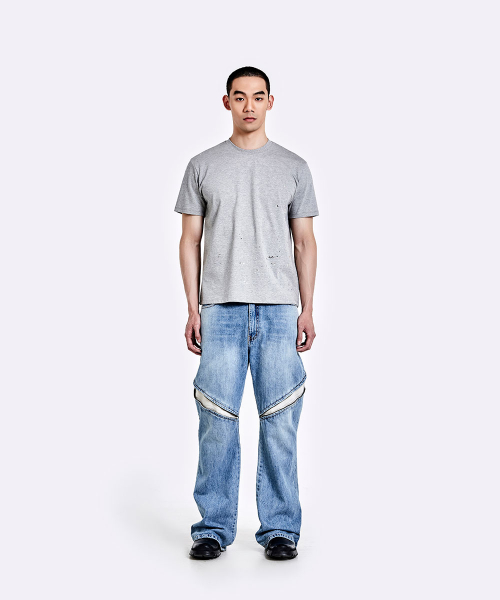 Devils denim pants - Light Blue