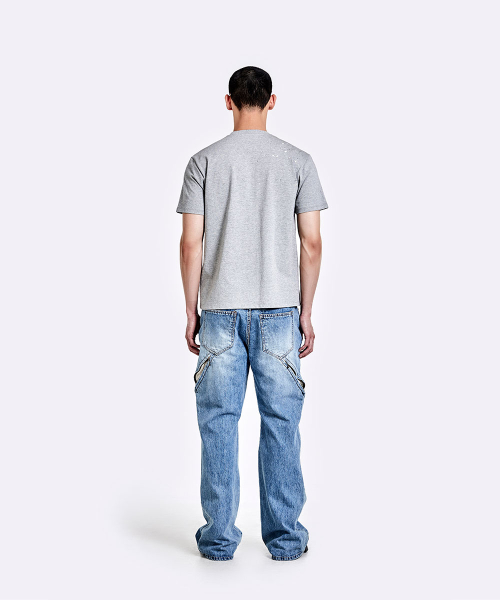 Devils denim pants - Light Blue
