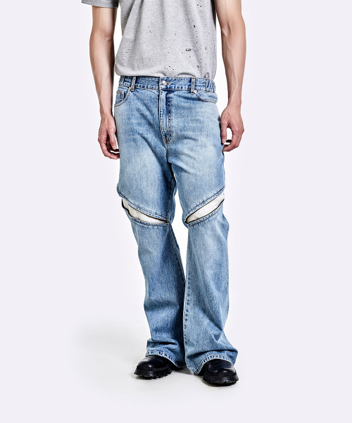 Devils denim pants - Light Blue