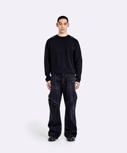 Devils denim pants - Washed black