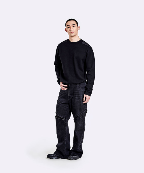 Devils denim pants - Washed black