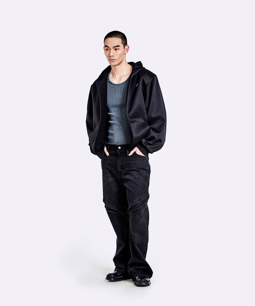 Devils denim pants - Washed black