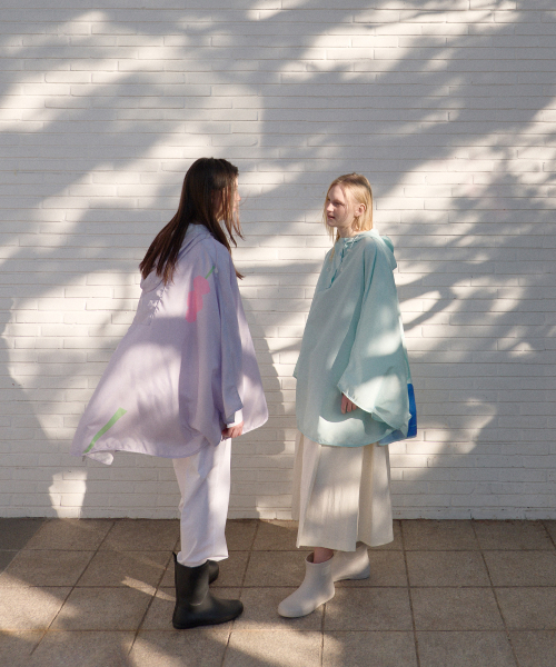 FLOWER RAIN PONCHO - 2 colors