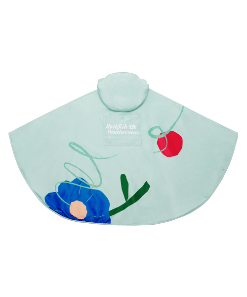 FLOWER RAIN PONCHO - 2 colors