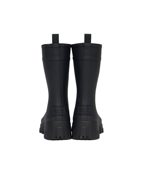 PLATFORM LACEUP RAIN BOOTS MIDDLE - 3 colors