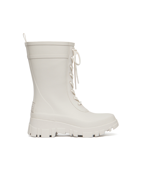 PLATFORM LACEUP RAIN BOOTS MIDDLE - 3 colors