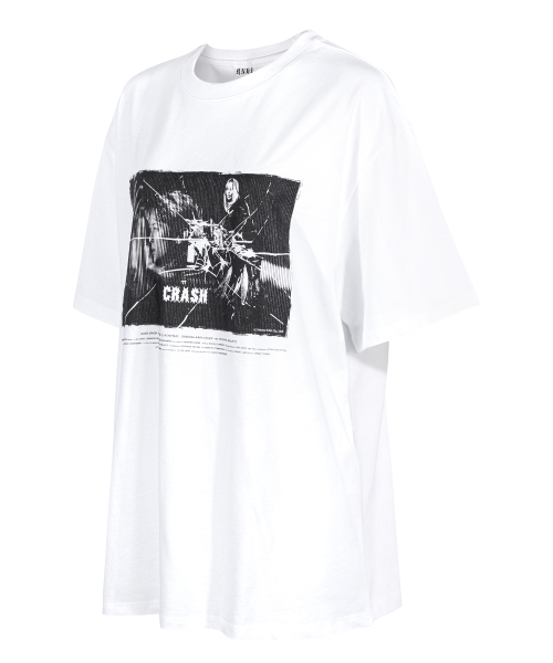 CRASH H/S TEE [WHITE]