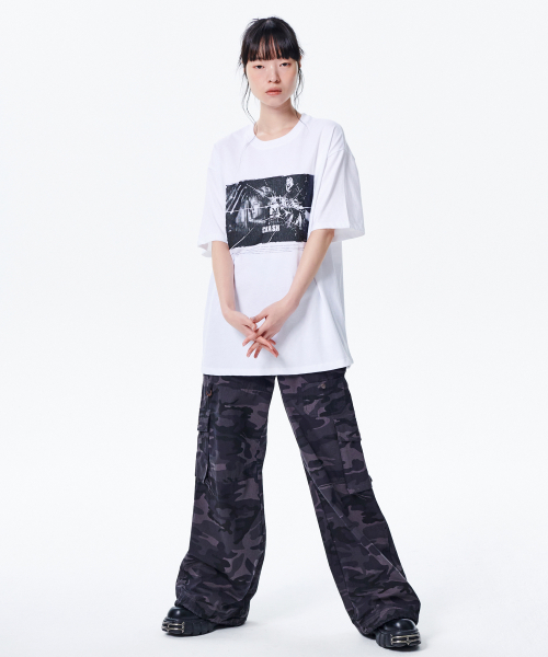 CRASH H/S TEE [WHITE]