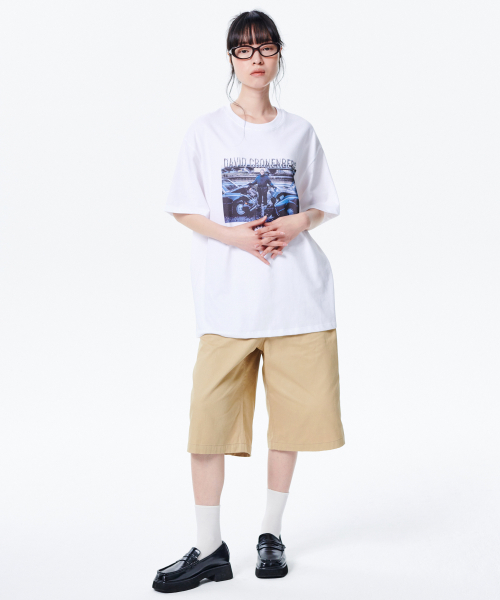 David Cronenberg H/S TEE [WHITE]