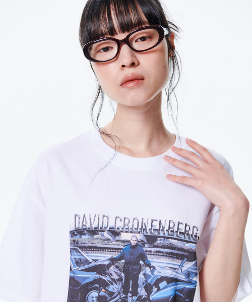David Cronenberg H/S TEE [WHITE]
