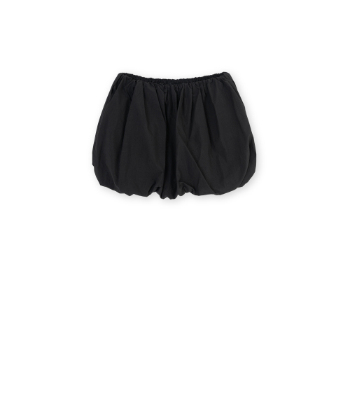 W Balloon Skirt, Black
