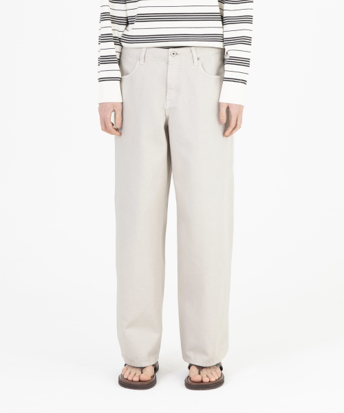 Wide Denim, Vintage White