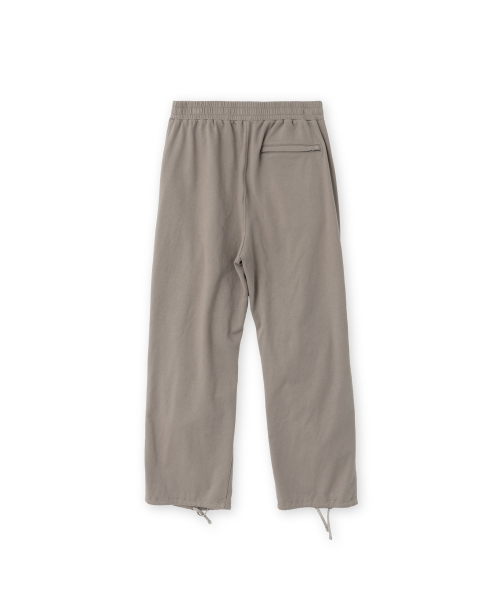 Smooth Jersey Parachute Pants, Vintage Beige