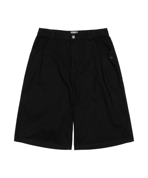 TCM starfish half chino pants (black)