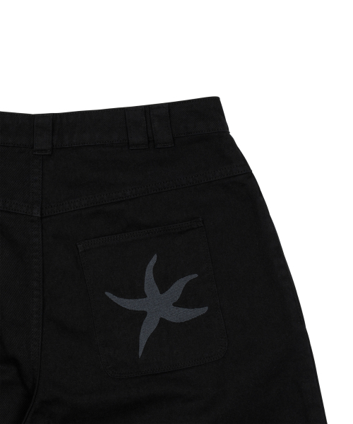 TCM starfish half chino pants (black)