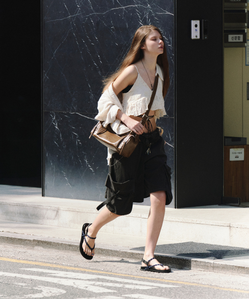 EZROPE SANDALS NAVY