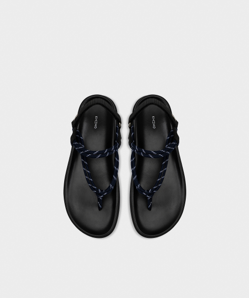 EZROPE SANDALS NAVY
