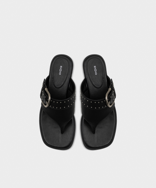 STUDIA BUCKLE FLIP-FLOP BLACK