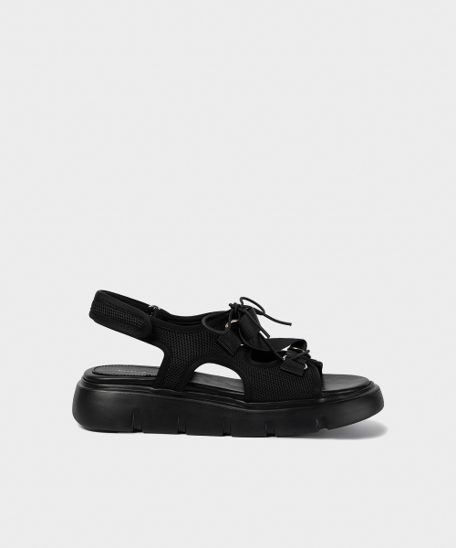AERO MESH Z-STRAP SANDALS BLACK