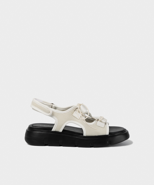 AERO MESH Z-STRAP SANDALS WHITE
