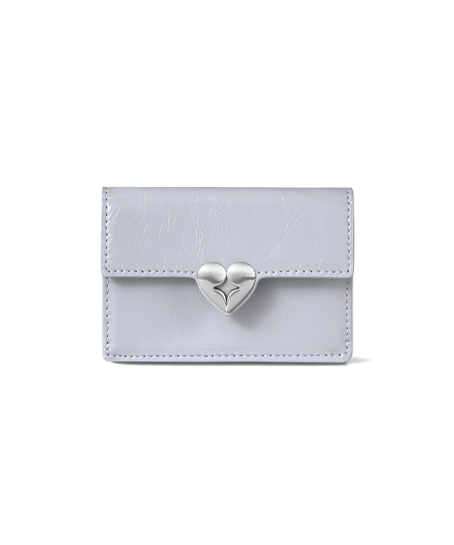 HEARTY TRIPLE WALLET - MISTY LAVENDER