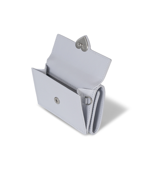 HEARTY TRIPLE WALLET - MISTY LAVENDER
