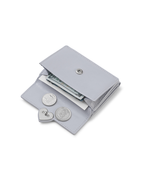 HEARTY TRIPLE WALLET - MISTY LAVENDER
