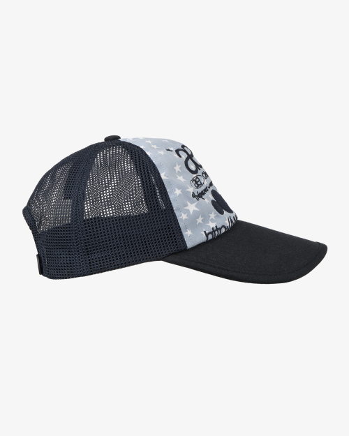 WEB LOGO STAR MESH CAP [SKYBLUE]