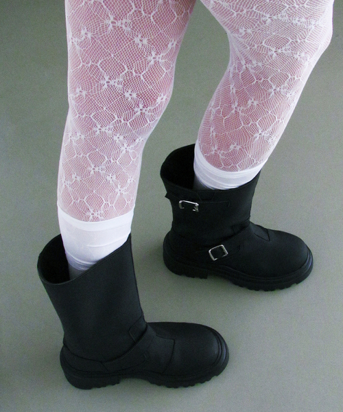 CITY BUCKLE RAIN BOOTS BLACK
