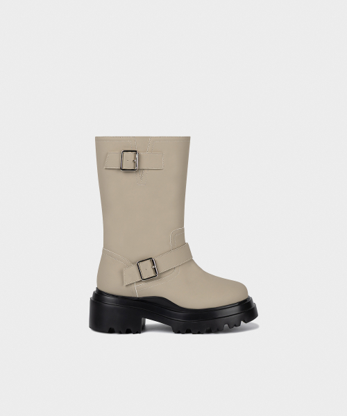 CITY BUCKLE RAIN BOOTS BLACK