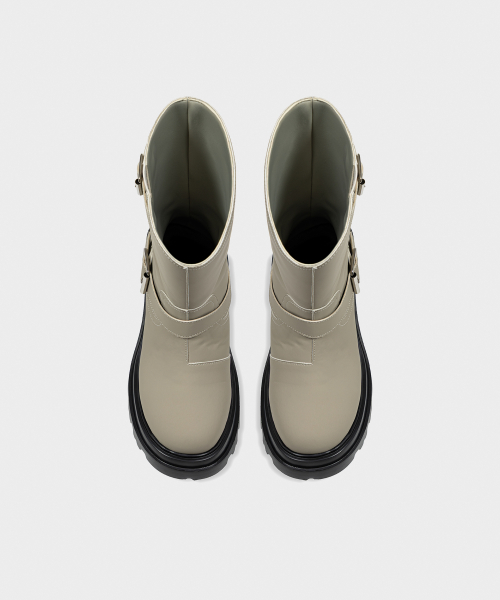 CITY BUCKLE RAIN BOOTS BLACK
