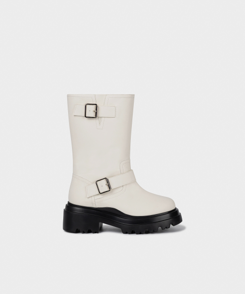 CITY BUCKLE RAIN BOOTS BLACK