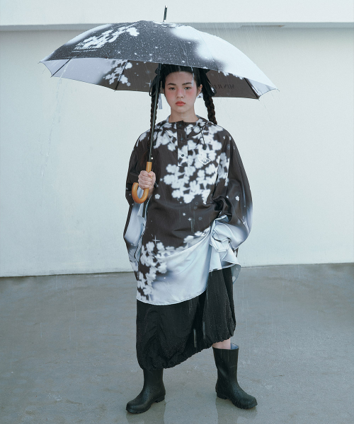 [X MINJUKIM] FLORAL PATCH RAIN BOOTS SHORT - 4 colors