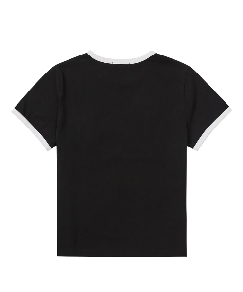 129 LOGO PATCH T-SHIRT BLACK