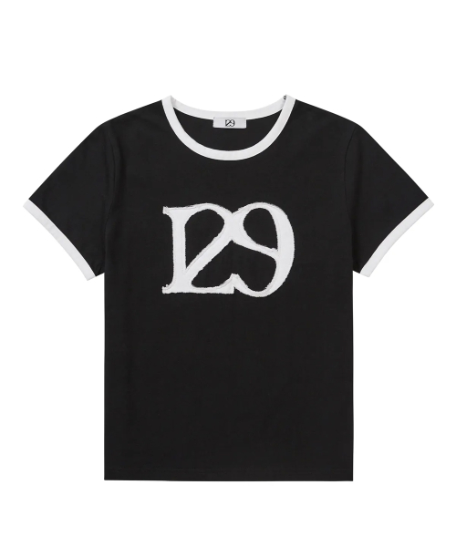 129 LOGO PATCH T-SHIRT BLACK