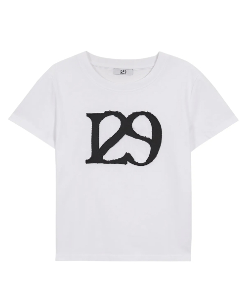 129 LOGO PATCH T-SHIRT WHITE