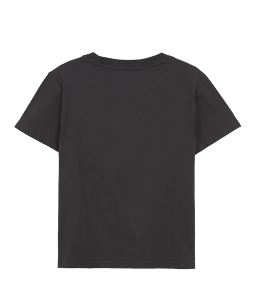 129 LOGO PATCH T-SHIRT CHARCOAL
