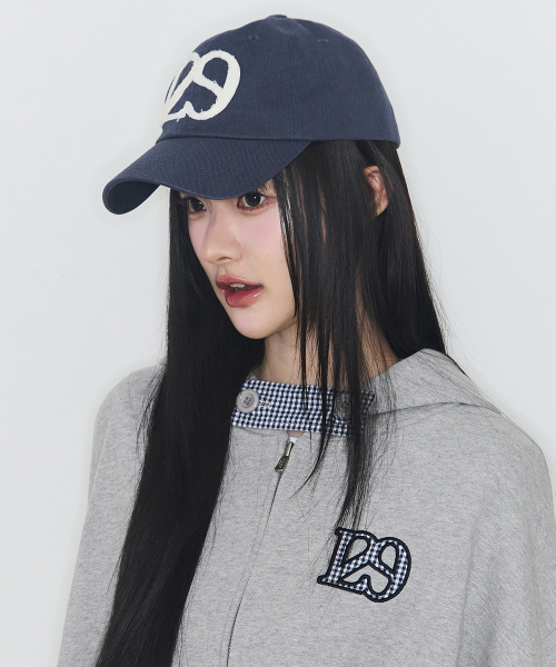 129 APPLIQUE BALL CAP NAVY