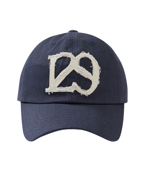 129 APPLIQUE BALL CAP NAVY