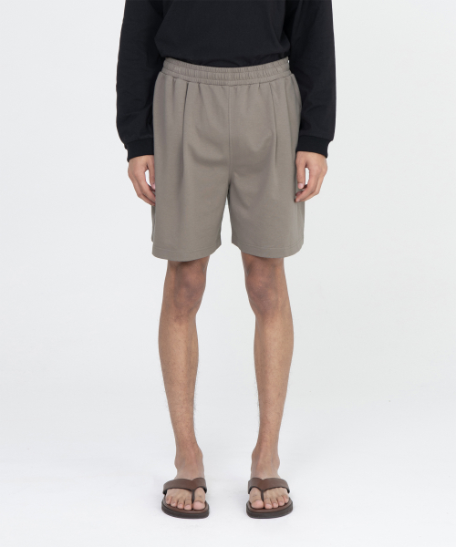 Smooth Jersey Shorts, Vintage Beige