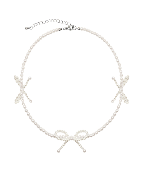 SM RIBBON CHOCKER(WHITE)