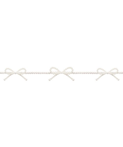 SM RIBBON CHOCKER(WHITE)
