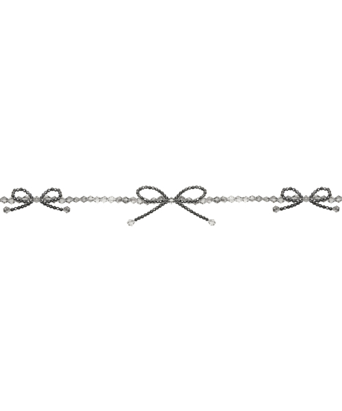 SM RIBBON CHOCKER(BLACK)